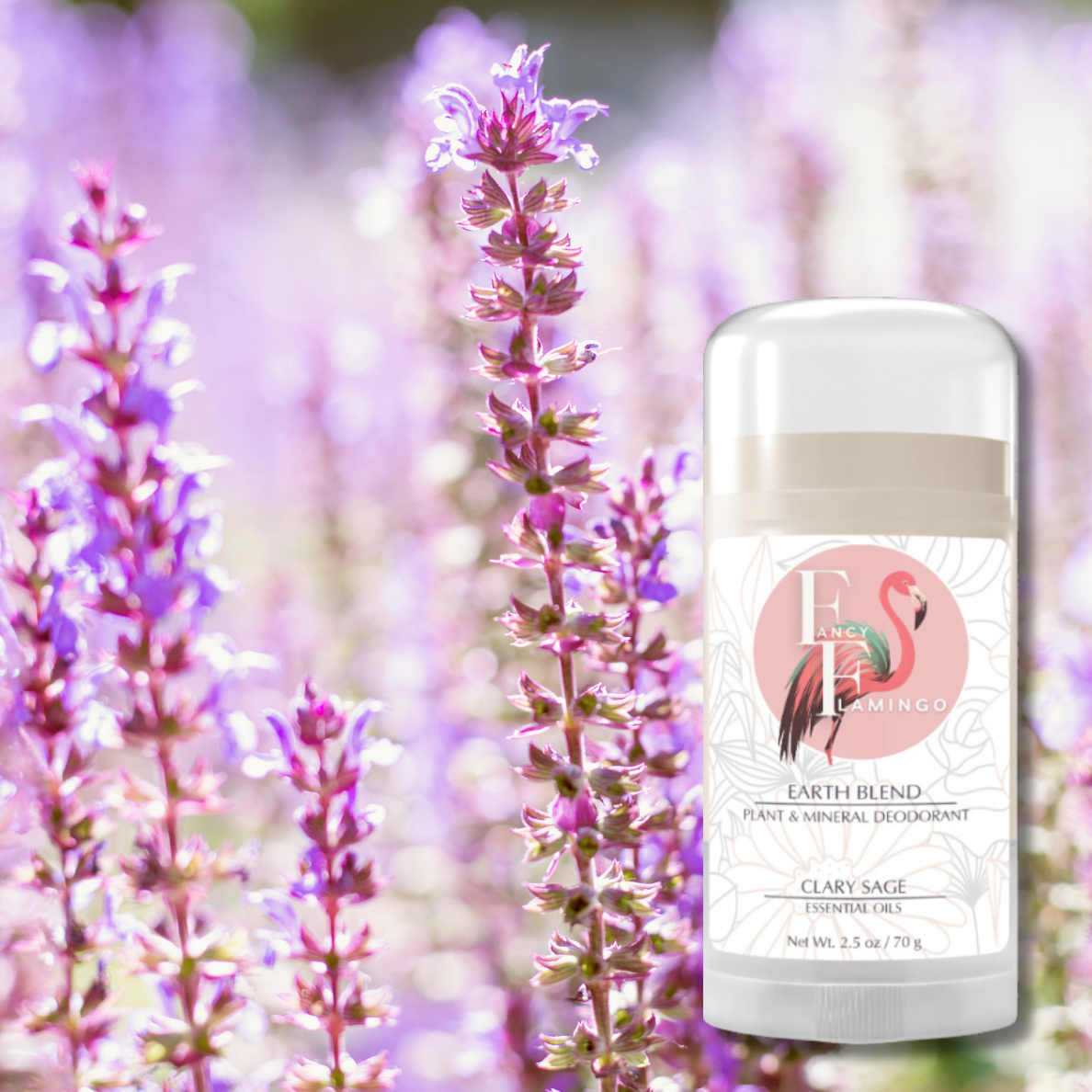 Clary Sage Earth Blend Deodorant Stick